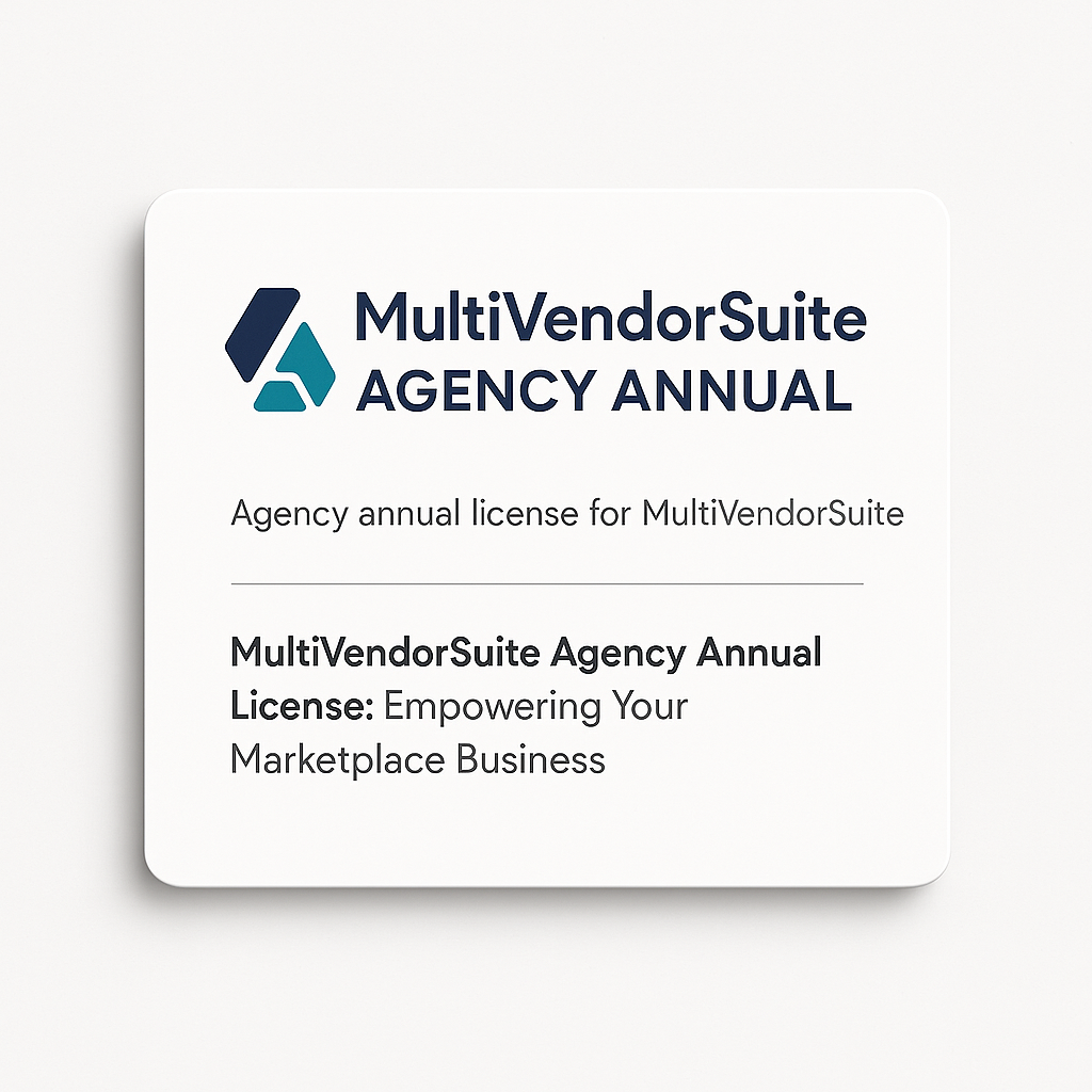 MultiVendorSuite Agency Annual
